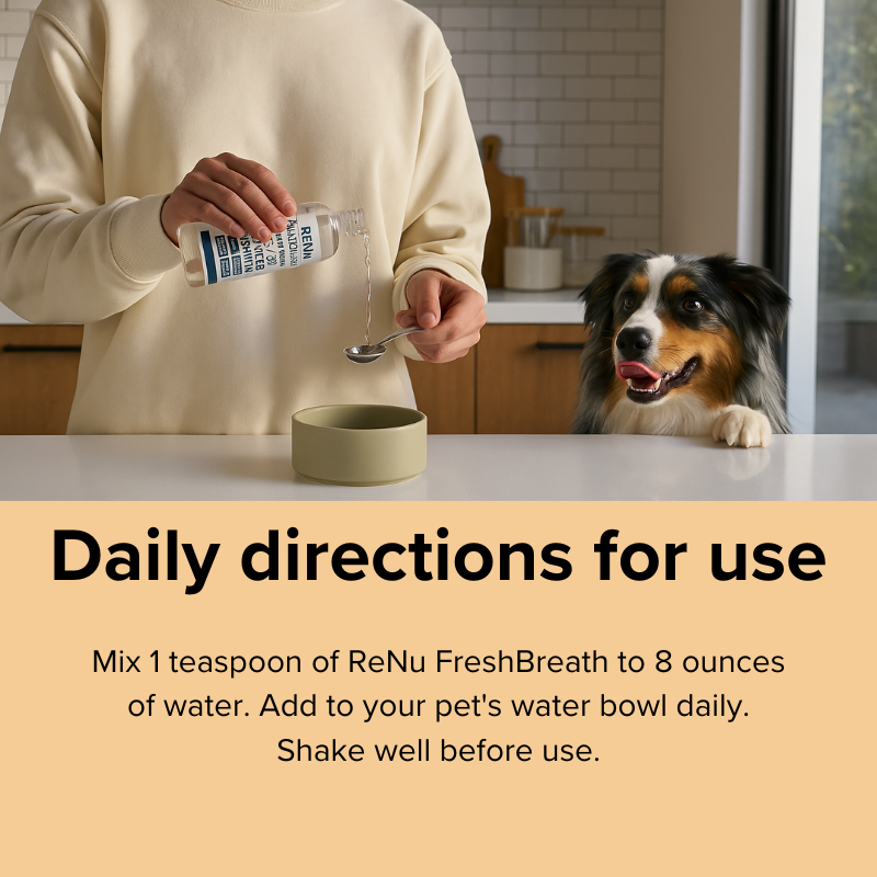 FreshBreath - Daily Teeth Cleaner & Rinse for Dogs & Cats