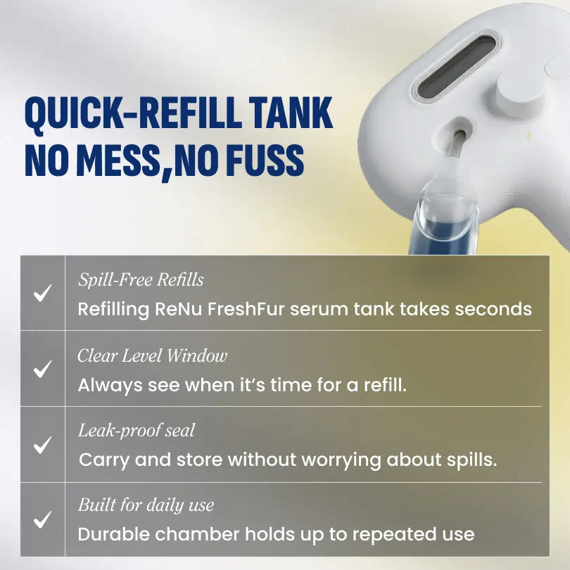 ReNu FreshFur Shower Brush + Cleansing Mist