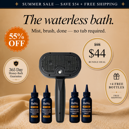 ReNu FreshFur Cool Mist Bonding™ Brush + Cleansing Mist Set