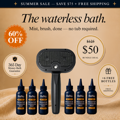 ReNu FreshFur Cool Mist Bonding™ Brush + Cleansing Mist Set