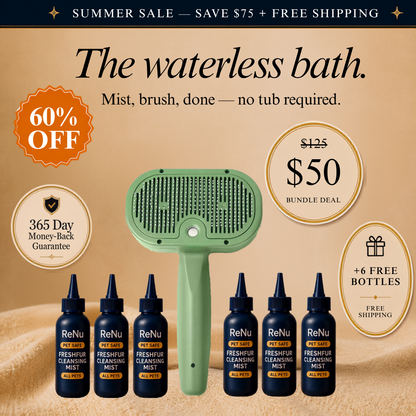 ReNu FreshFur Cool Mist Bonding™ Brush + Cleansing Mist Set