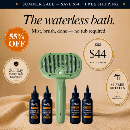 ReNu FreshFur Cool Mist Bonding™ Brush + Cleansing Mist Set