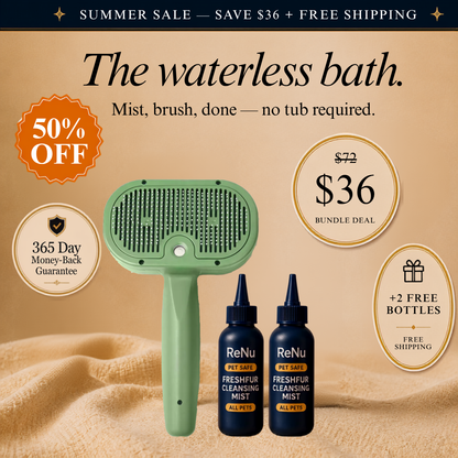 ReNu FreshFur Cool Mist Bonding™ Brush + Cleansing Mist Set