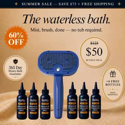 ReNu FreshFur Cool Mist Bonding™ Brush + Cleansing Mist Set