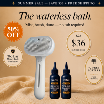 ReNu FreshFur Cool Mist Bonding™ Brush + Cleansing Mist Set