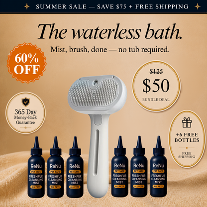 ReNu FreshFur Cool Mist Bonding™ Brush + Cleansing Mist Set
