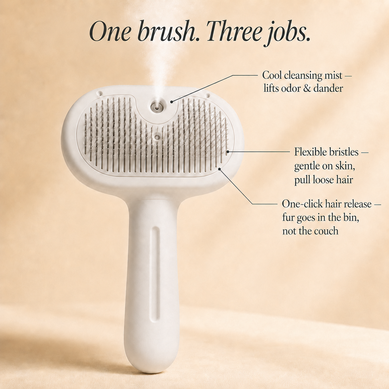 ReNu FreshFur Cool Mist Bonding™ Brush + Cleansing Mist Set