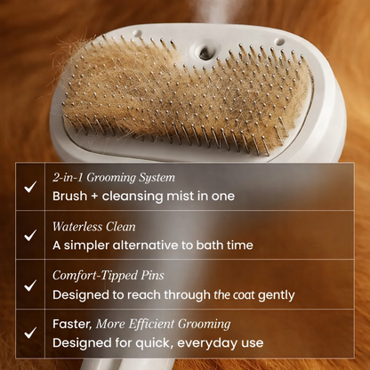 ReNu FreshFur Shower Brush + Cleansing Mist