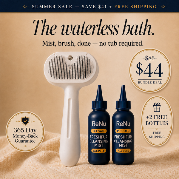 ReNu FreshFur Cool Mist Bonding™ Brush + Cleansing Mist Set