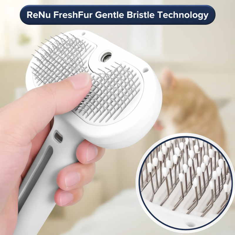 FreshFur Shower Brush + Bathing Solution